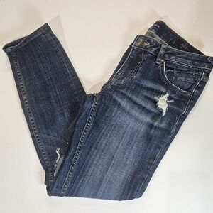 Vigoss Jeans Womens Size 26/25 The Thompson Tom Boy Distressed Straight‎ Leg Y2K